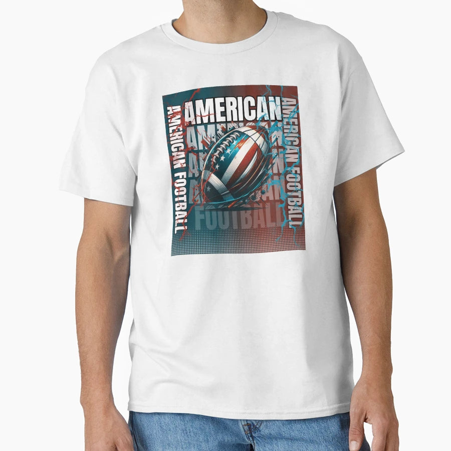 American Football T-Shirt - Graphic Print Unisex - T-Shirt, Sweatshirt, Hoodie