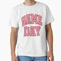 Game Day Football Red And Black Preppy T-Shirt - Novelty Apparel Men Women - T-Shirt, Sweatshirt, Hoodie
