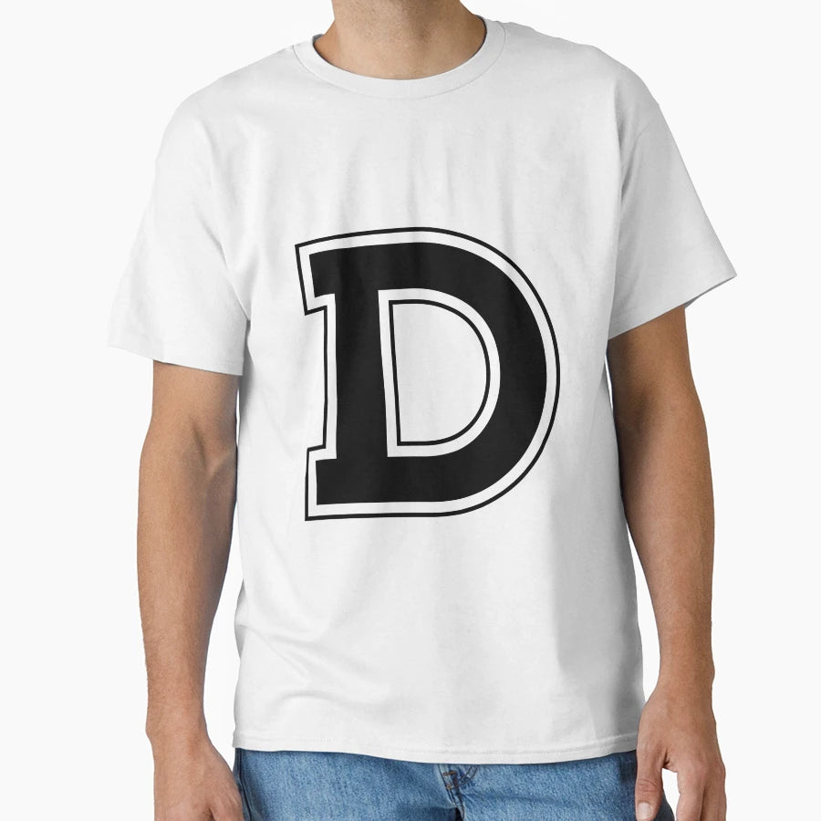 Letter D T-Shirt - Custom Art Print Unisex - T-Shirt, Sweatshirt, Hoodie
