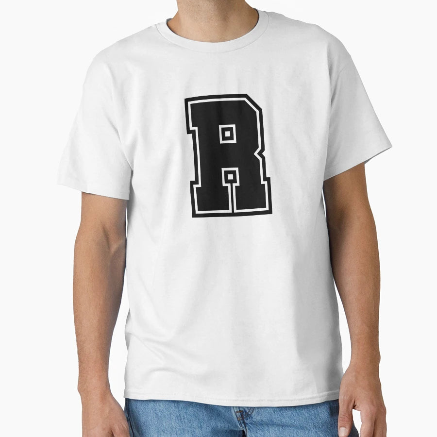 Letter R T-Shirt - Unique Graphic for Adults - T-Shirt, Sweatshirt, Hoodie