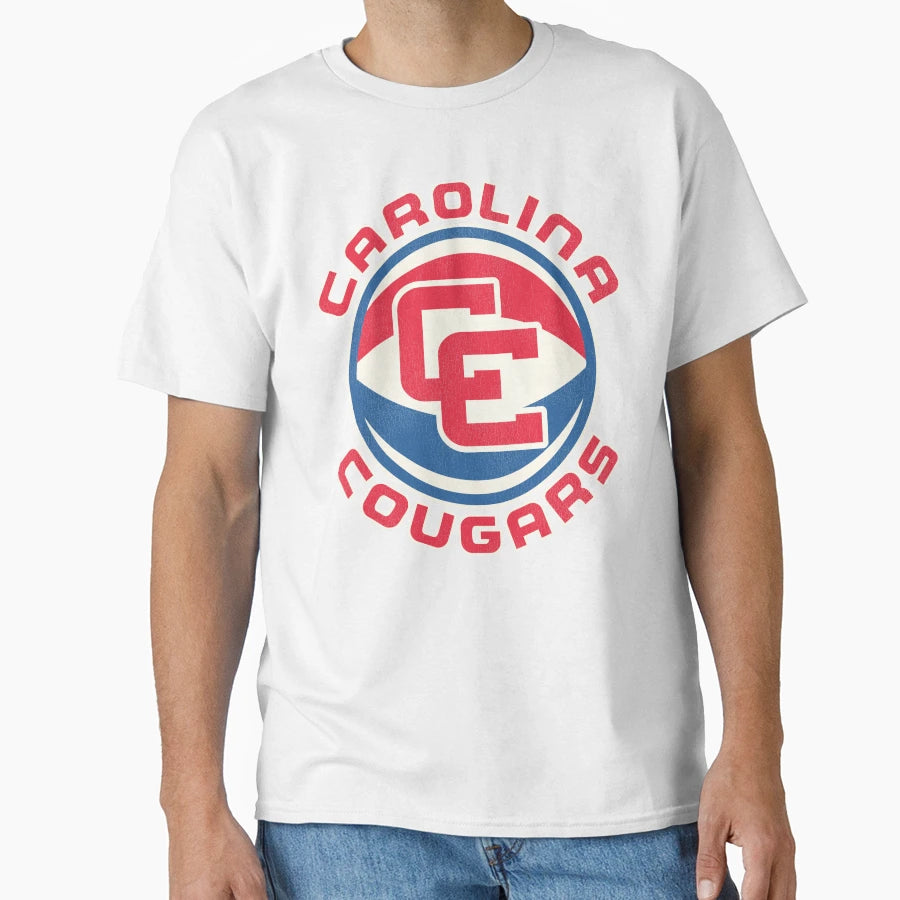 Carolina Cougars Aba Basketball T-Shirt - Aesthetic Graphic for Adults - T-Shirt, Sweatshirt, Hoodie