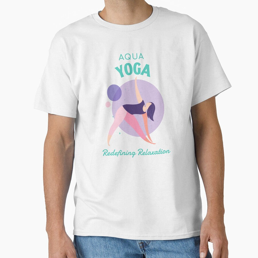 Aqua Yoga: Redefining Relaxation by KWamba - Adult & Kids T-Shirts, Sweatshirts & Hoodies apparel design preview 1