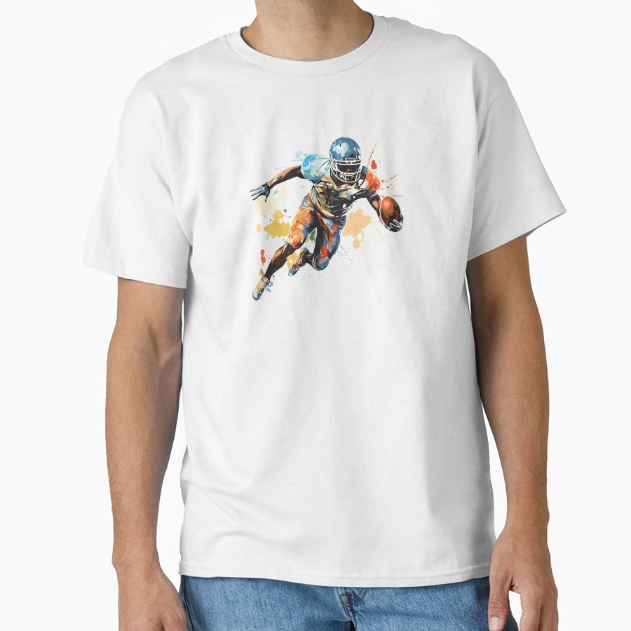 Running Back T-Shirt - Custom Art Print Men Women - T-Shirt, Sweatshirt, Hoodie