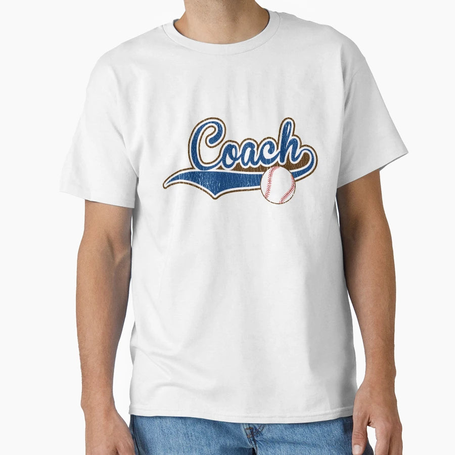 Baseball Coach T-Shirt - Custom Art Print Unisex - T-Shirt, Sweatshirt, Hoodie