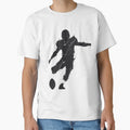 Kickoff Silhouette T-Shirt - Fun Novelty Design for Adults - T-Shirt, Sweatshirt, Hoodie