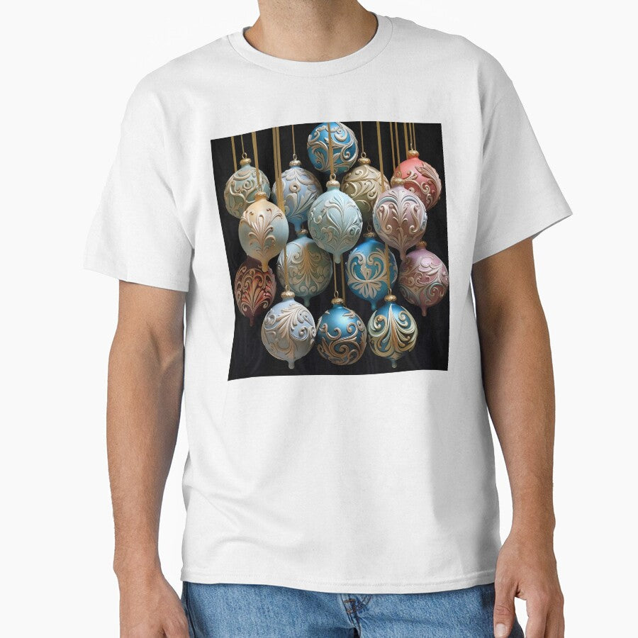Christmas holiday decorative balls by dcrc - Adult & Kids T-Shirts, Sweatshirts & Hoodies apparel design preview 1