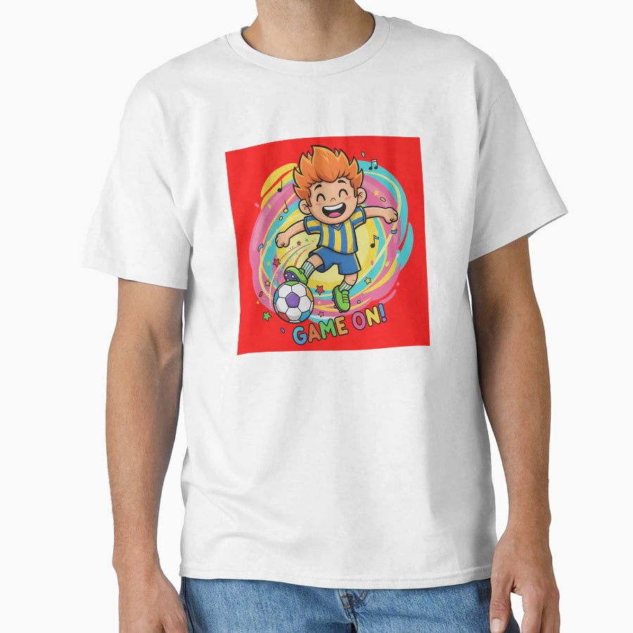 Game Soccer T-Shirt - Aesthetic Graphic for Adults - T-Shirt, Sweatshirt, Hoodie