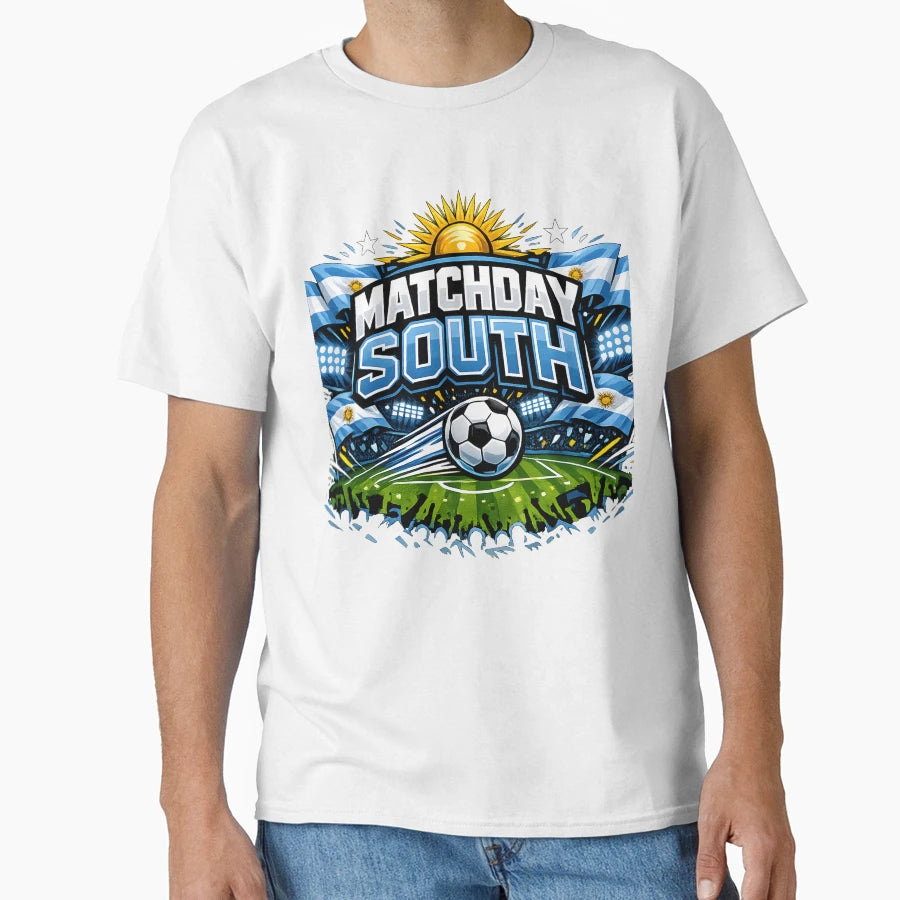 Matchday South Football Soccer T-Shirt - Custom Art Print for Adults - T-Shirt, Sweatshirt, Hoodie