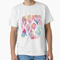A Bohemian Feather Pastel Watercolor Print Boho Chic - Adult & Kids T-Shirts, Sweatshirts & Hoodies apparel design preview 1