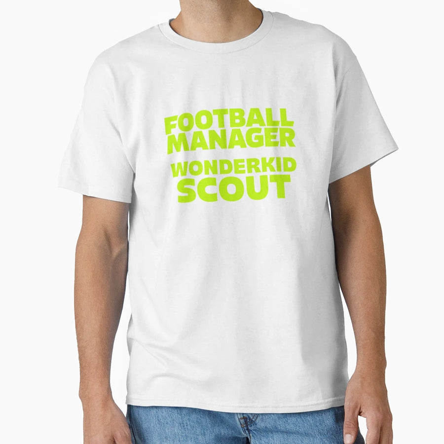 Football Manager Wonderkid Scout Green T-Shirt - Unique Graphic for Adults - T-Shirt, Sweatshirt, Hoodie