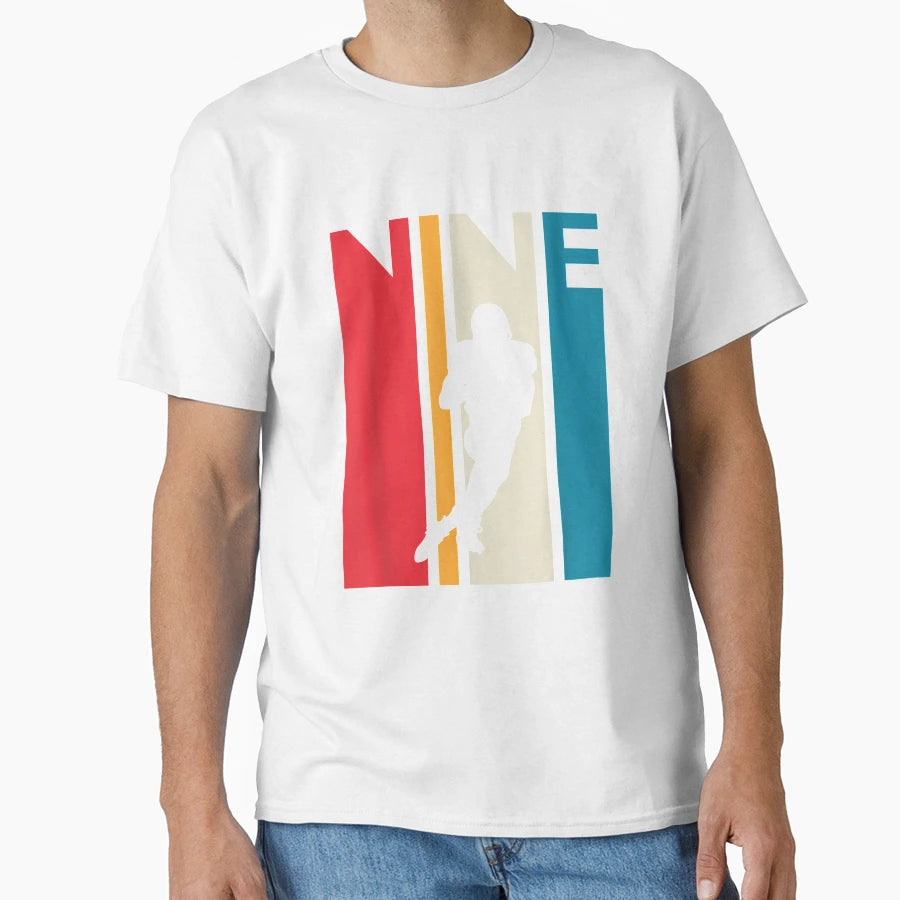 9Th Birthday Gift Nine Football T-Shirt - Fun Novelty Design Men Women - T-Shirt, Sweatshirt, Hoodie