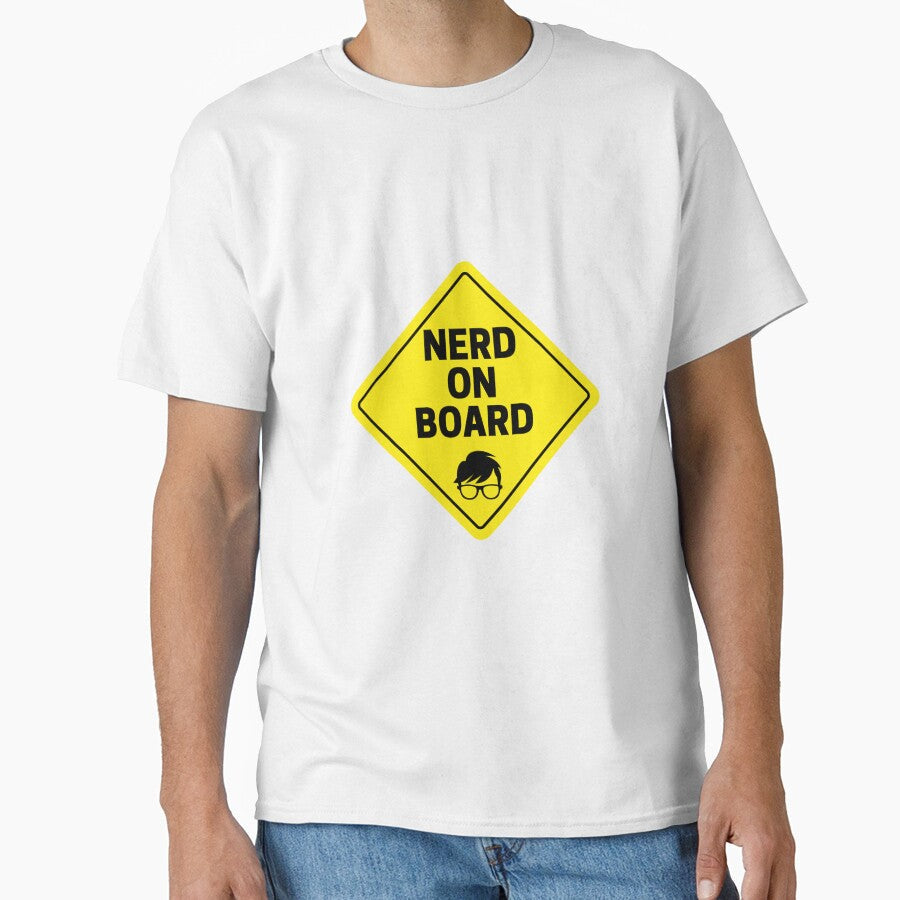 Nerd on Board by MotivateToLife - Adult & Kids T-Shirts, Sweatshirts & Hoodies apparel design preview 1