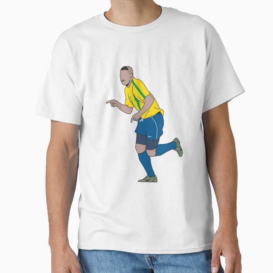 Ronaldo R9 Brazil 2002 Wc T-Shirt - Unique Graphic Unisex - T-Shirt, Sweatshirt, Hoodie