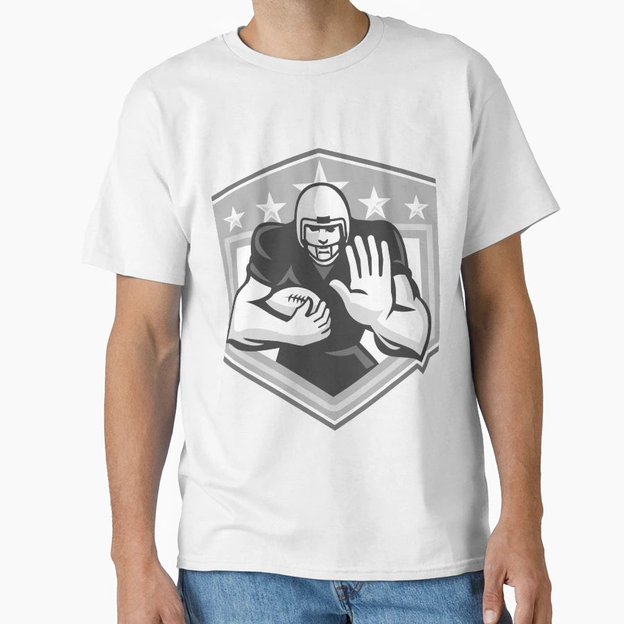 American Football Running Back T-Shirt - Aesthetic Graphic for Adults - T-Shirt, Sweatshirt, Hoodie