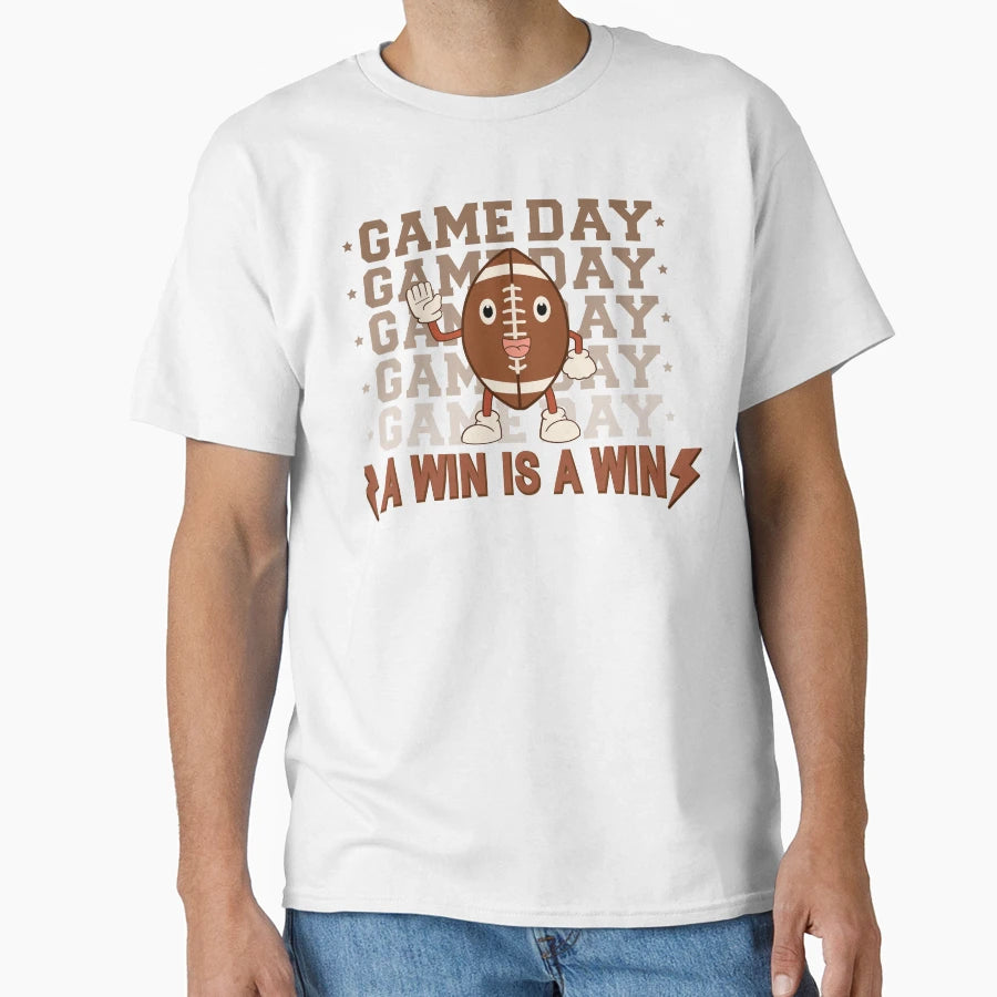 Fall Football Game Day T-Shirt - Custom Art Print Unisex - T-Shirt, Sweatshirt, Hoodie