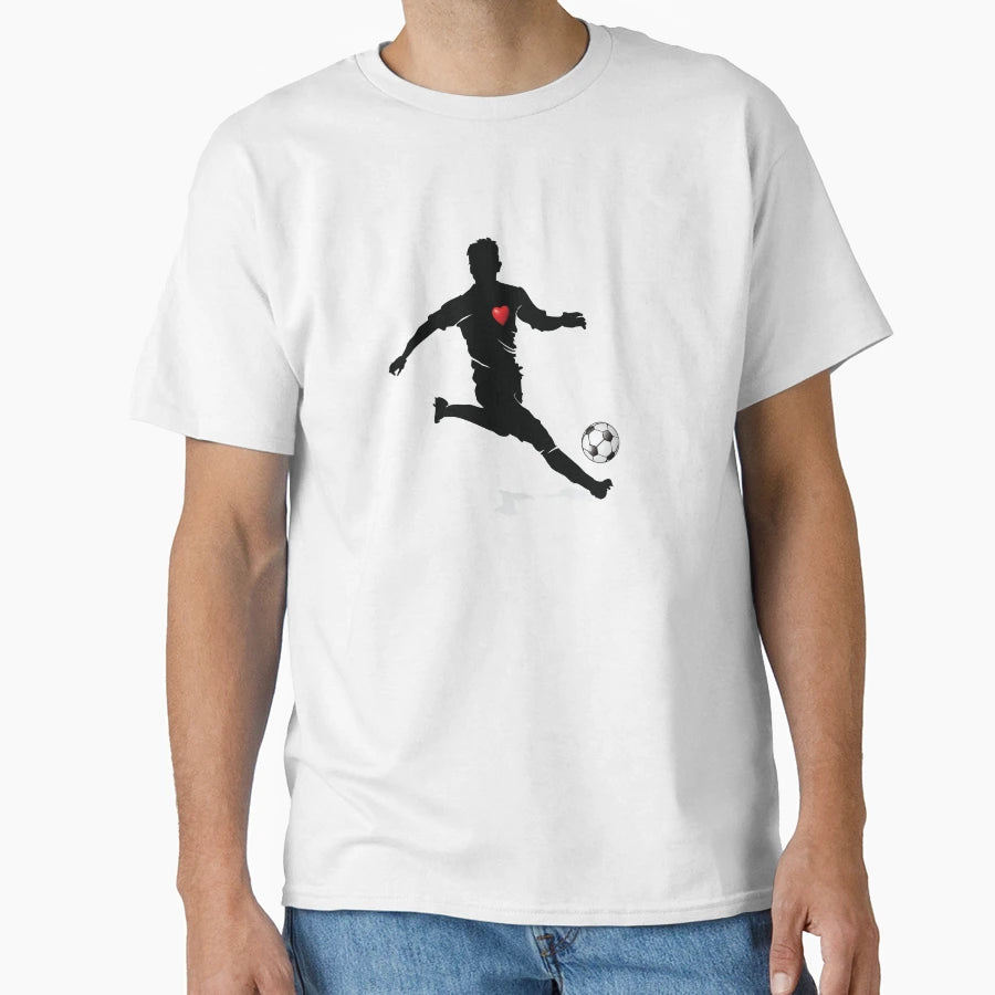 Soccer Player T-Shirt - Aesthetic Graphic Unisex - T-Shirt, Sweatshirt, Hoodie