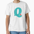 Q Word T-Shirt - Minimalist Print Men Women - T-Shirt, Sweatshirt, Hoodie