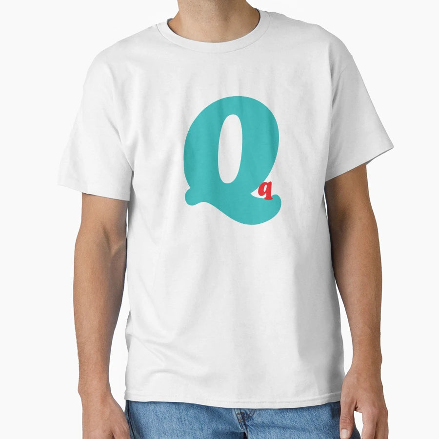 Q Word T-Shirt - Minimalist Print Men Women - T-Shirt, Sweatshirt, Hoodie
