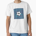 Football Blue T-Shirt - Trendy Graphic Men Women - T-Shirt, Sweatshirt, Hoodie