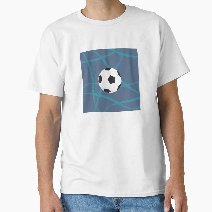 Football Blue T-Shirt - Trendy Graphic Men Women - T-Shirt, Sweatshirt, Hoodie