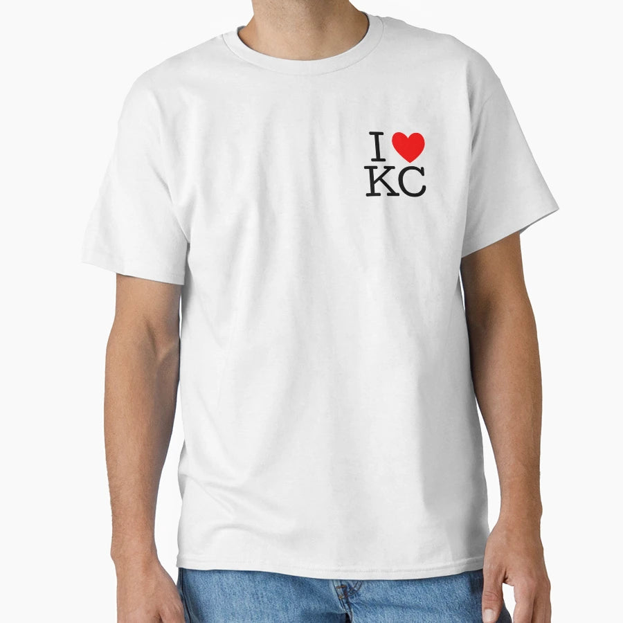 I Heart Kc T-Shirt - Fun Novelty Design for Adults - T-Shirt, Sweatshirt, Hoodie