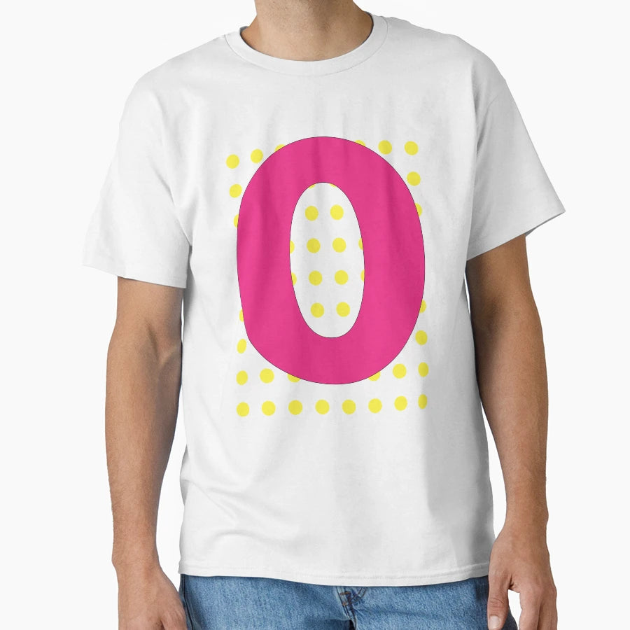O Letter Letter O T-Shirt - Trendy Graphic for Adults - T-Shirt, Sweatshirt, Hoodie