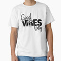 Good Vibes Only Aesthetic by Studioartwork - Adult & Kids T-Shirts, Sweatshirts & Hoodies apparel design preview 1