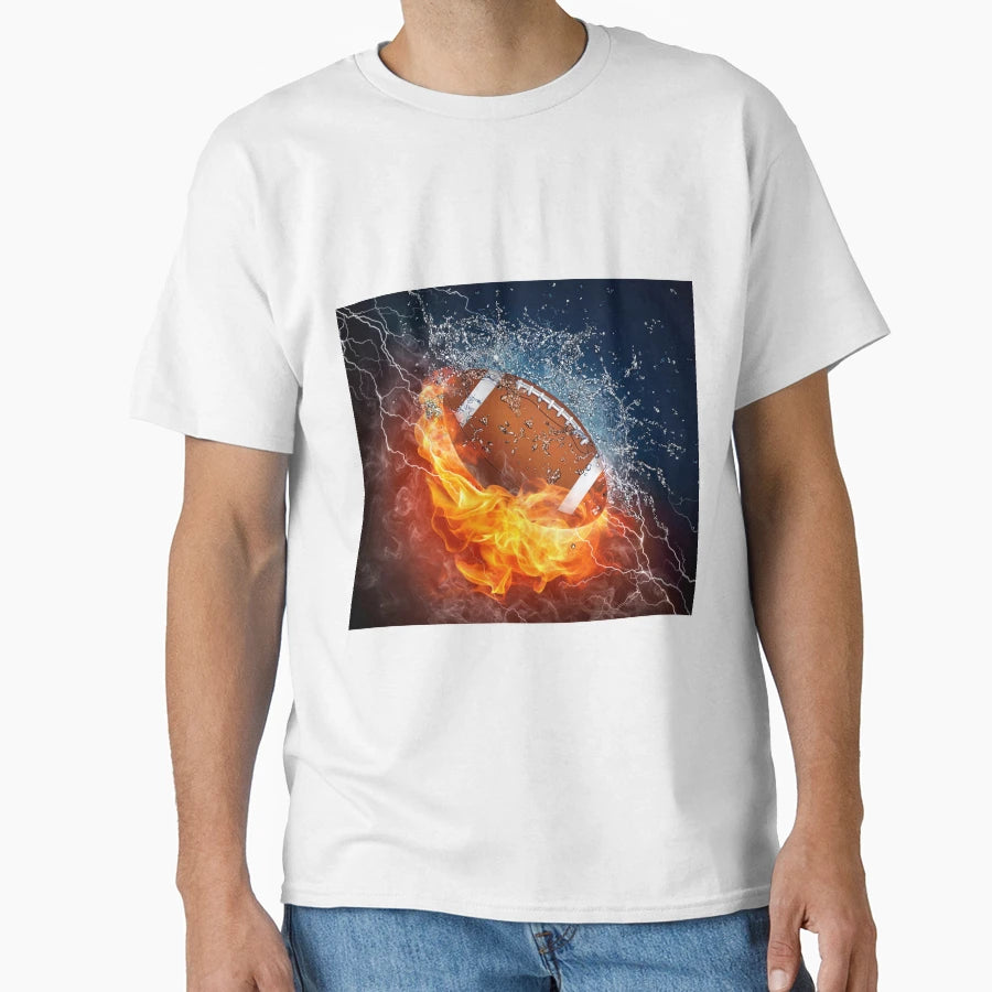Football Wallpaper T-Shirt - Aesthetic Graphic Men Women - T-Shirt, Sweatshirt, Hoodie
