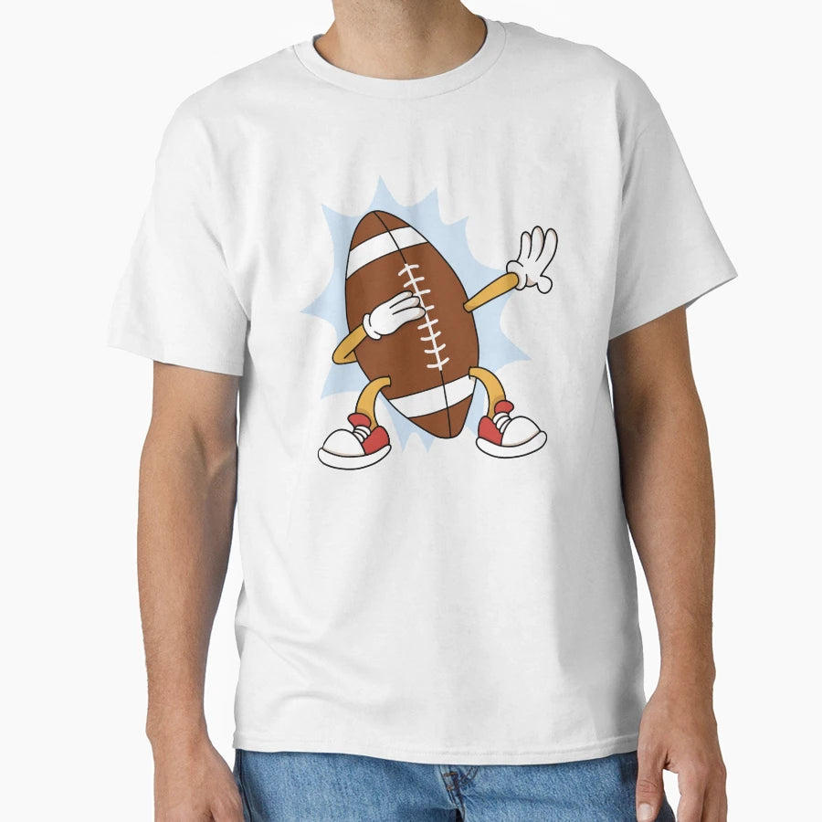 Dabbing Football T-Shirt - Minimalist Print for Adults - T-Shirt, Sweatshirt, Hoodie