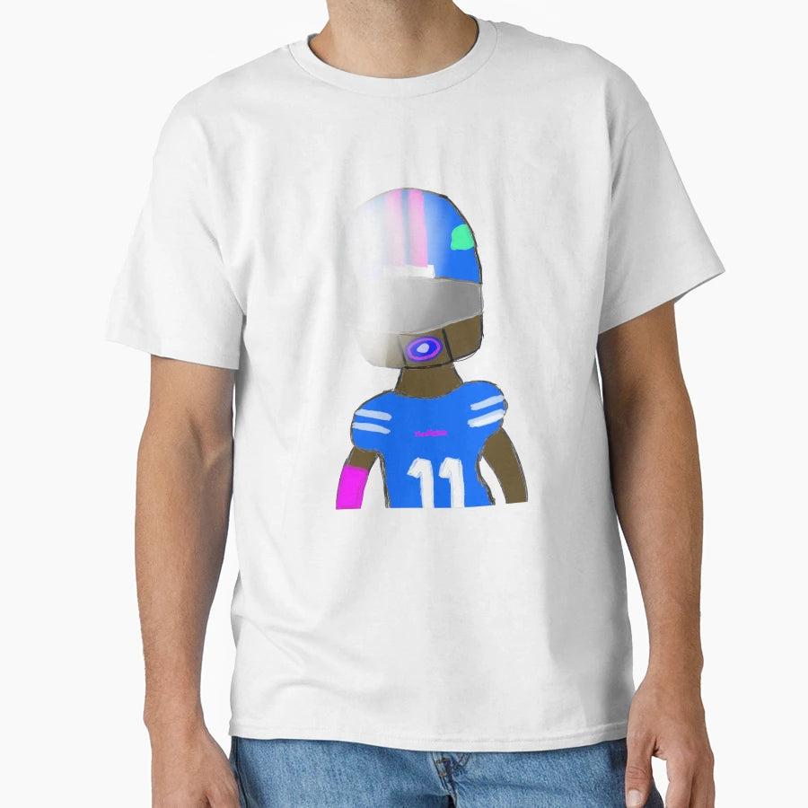 Fading Football Player T-Shirt - Unique Graphic for Adults - T-Shirt, Sweatshirt, Hoodie