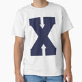 Alphabet Marine Blue X Sports T-Shirt - Aesthetic Graphic for Adults - T-Shirt, Sweatshirt, Hoodie