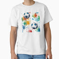 Soccer Ball Pattern T-Shirt - Novelty Apparel Unisex - T-Shirt, Sweatshirt, Hoodie