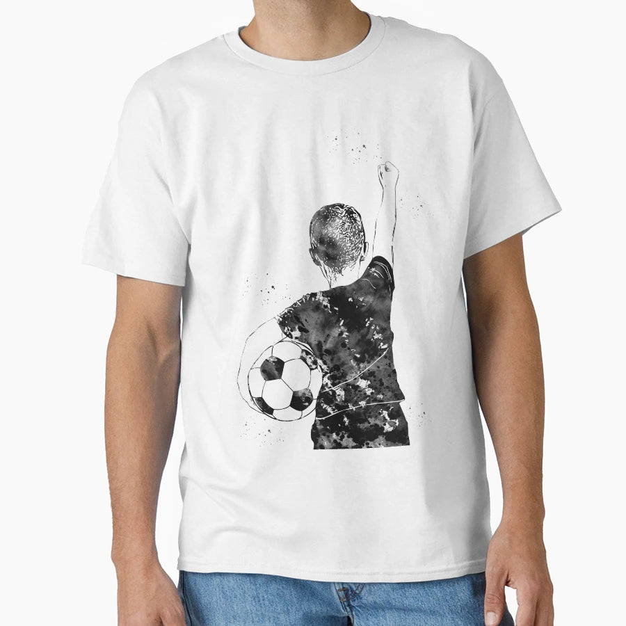 Soccer Player Little T-Shirt - Fun Novelty Design Men Women - T-Shirt, Sweatshirt, Hoodie