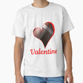 Happy Valentines Day Football Is My T-Shirt - Novelty Apparel Unisex - T-Shirt, Sweatshirt, Hoodie
