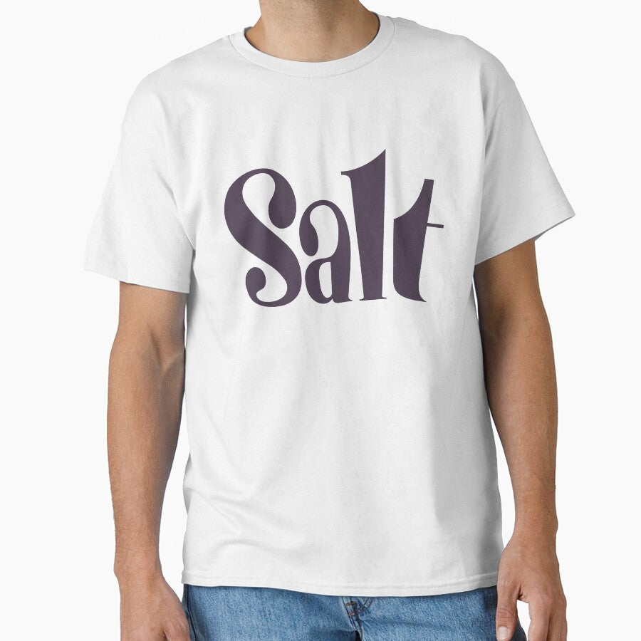 Salt Word Bold Retro Typography Art by trepiu - Adult & Kids T-Shirts, Sweatshirts & Hoodies apparel design preview 1