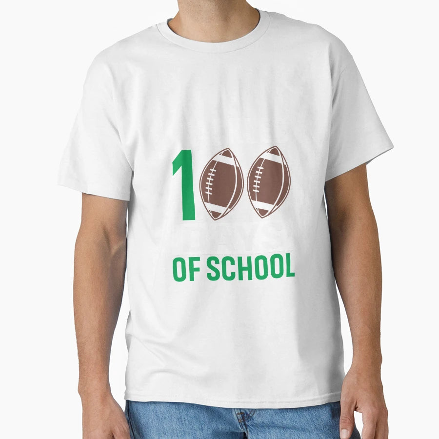 I Tackled 100 Days School Football T-Shirt - Novelty Apparel Men Women - T-Shirt, Sweatshirt, Hoodie