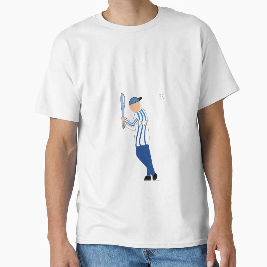 Baseball Player T-Shirt - Minimalist Print Unisex - T-Shirt, Sweatshirt, Hoodie
