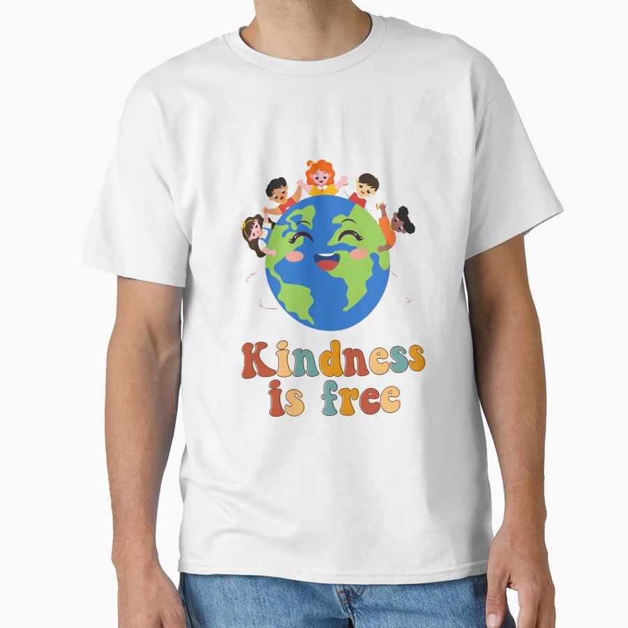 Kindness is free, world day by NaaEchDesign - Adult & Kids T-Shirts, Sweatshirts & Hoodies apparel design preview 1