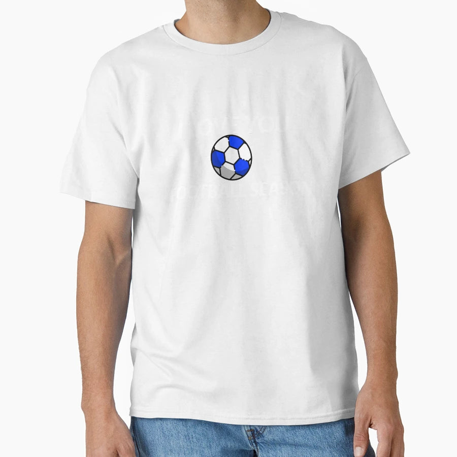 Football Fan T-Shirt - Minimalist Print for Adults - T-Shirt, Sweatshirt, Hoodie