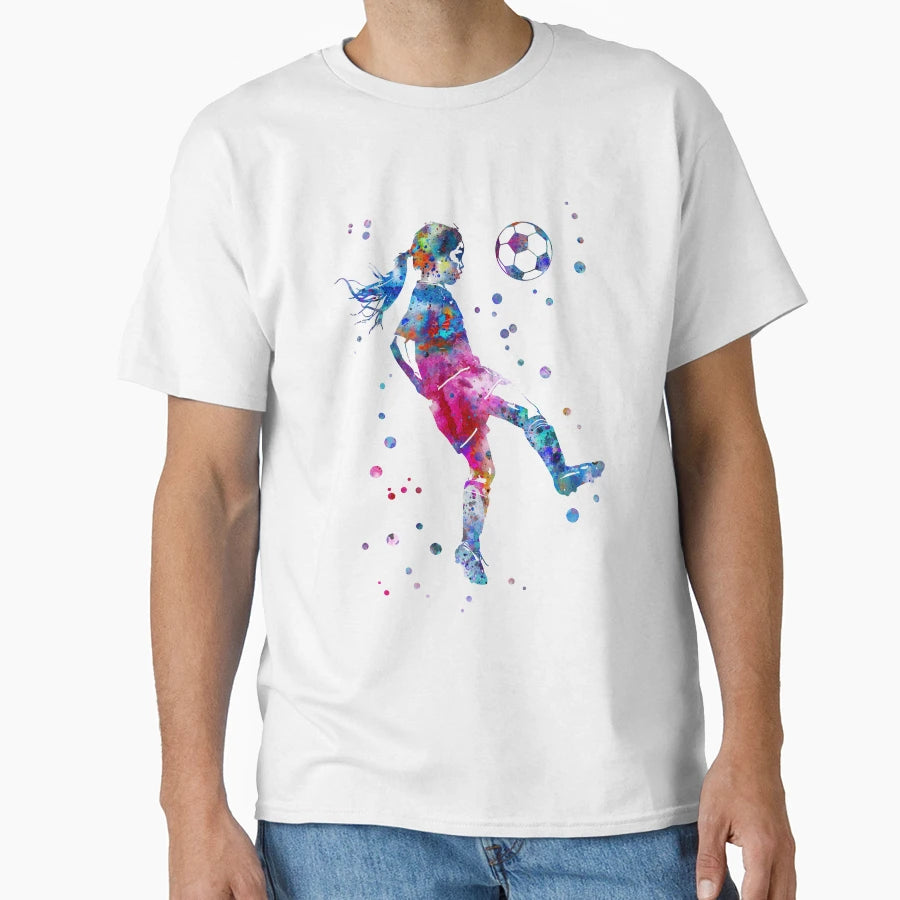 Soccer Player Little Ball T-Shirt - Trendy Graphic Unisex - T-Shirt, Sweatshirt, Hoodie