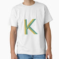 Illustration Hand Drawing Letter K T-Shirt - Minimalist Print Men Women - T-Shirt, Sweatshirt, Hoodie