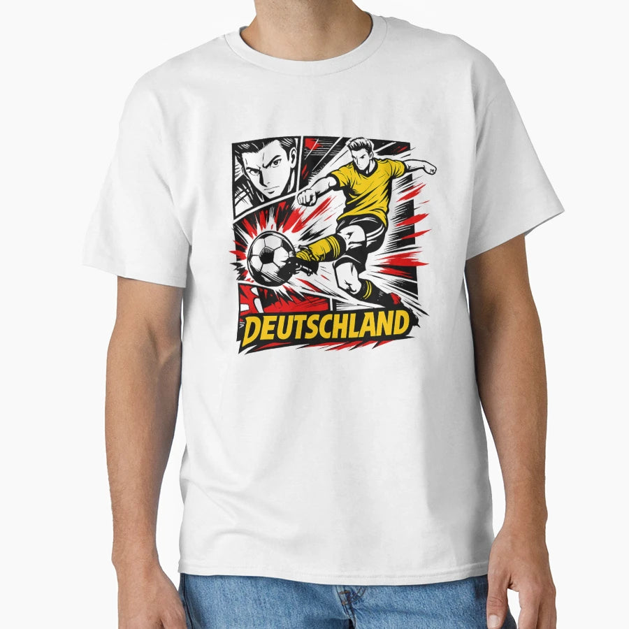 Germany Soccer Anime Streetwear T-Shirt - Unique Graphic Unisex - T-Shirt, Sweatshirt, Hoodie