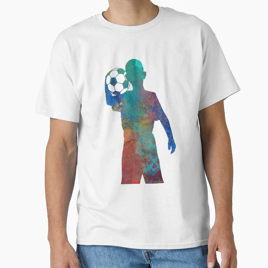 Soccer Player Ball T-Shirt - Streetwear Style Men Women - T-Shirt, Sweatshirt, Hoodie