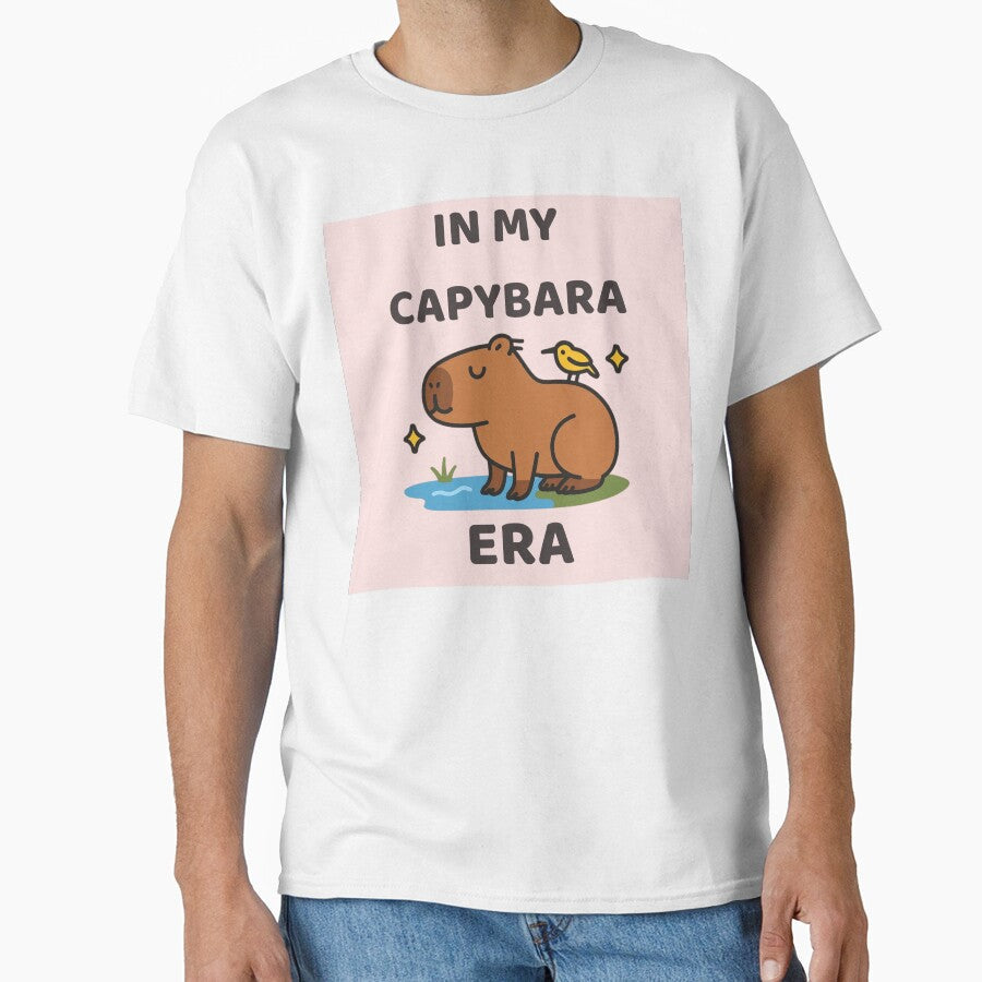 In My Capybara Era Blush Pink by Lotus Love Tarot - Adult & Kids T-Shirts, Sweatshirts & Hoodies apparel design preview 1