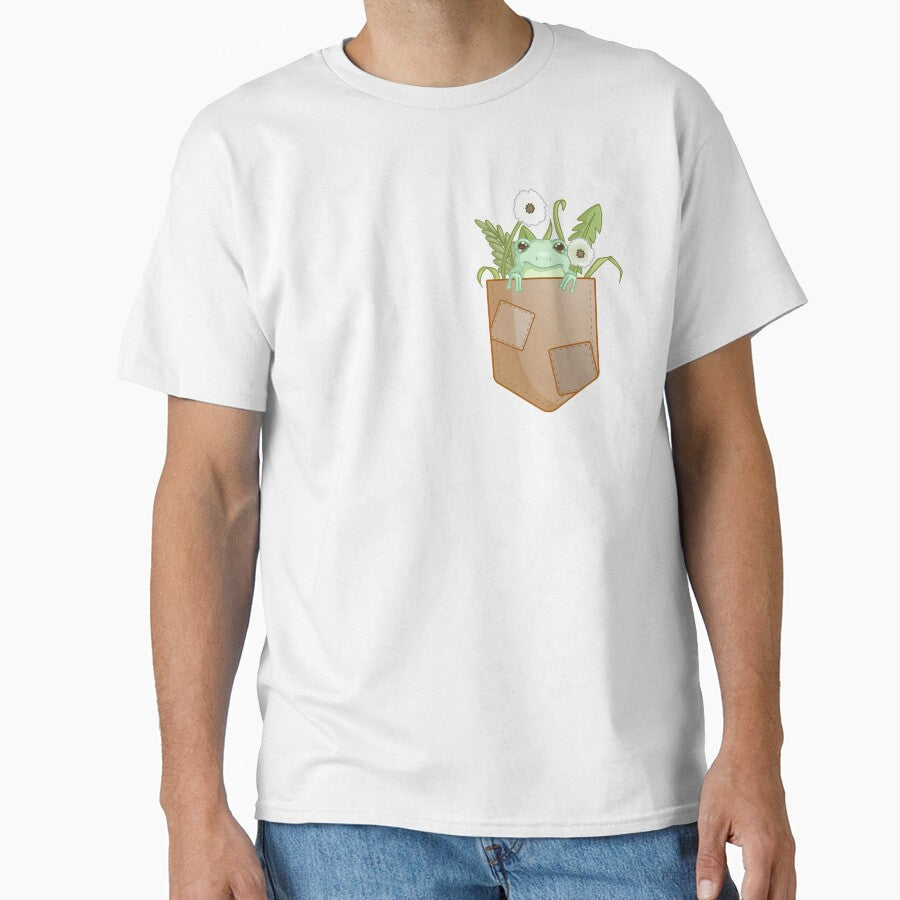 Pocket frog by Rachel---Anne - Adult & Kids T-Shirts, Sweatshirts & Hoodies apparel design preview 1