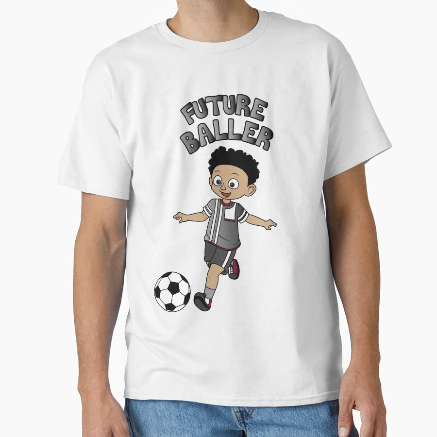 Future Baller Curly Afro T-Shirt - Casual Everyday Wear Unisex - T-Shirt, Sweatshirt, Hoodie