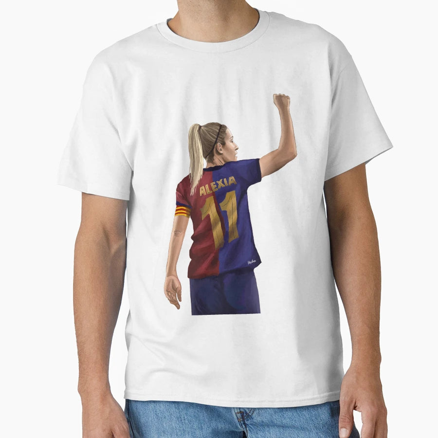 Alexia Putellas Drawing 11 T-Shirt - Trendy Graphic Men Women - T-Shirt, Sweatshirt, Hoodie