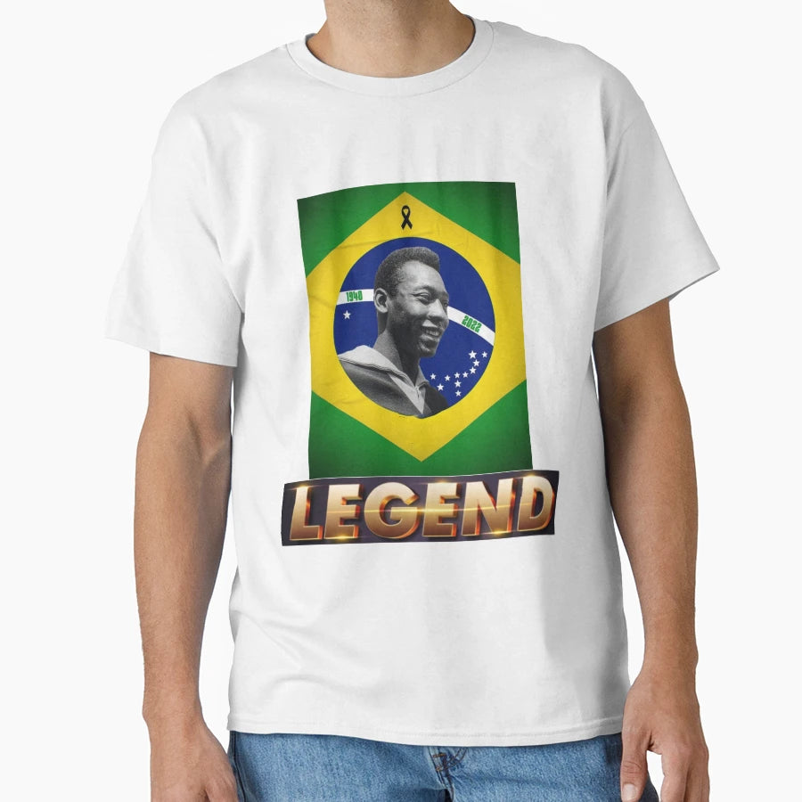Signed Pele T-Shirt - Streetwear Style for Adults - T-Shirt, Sweatshirt, Hoodie