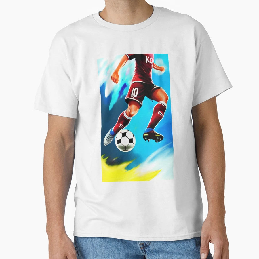 Soccer Player T-Shirt - Graphic Print Unisex - T-Shirt, Sweatshirt, Hoodie
