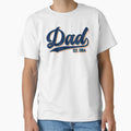 Dad 2024 Fathers Day Baseball Dad T-Shirt - Custom Art Print for Adults - T-Shirt, Sweatshirt, Hoodie